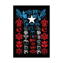 Puerto Rico Culture & Heritage Icon Matte Poster – Isla del Encanto Graphic Art Print - Art Work by Stay Tru