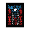 Puerto Rico Culture & Heritage Icon Matte Poster – Isla del Encanto Graphic Art Print - Art Work by Stay Tru