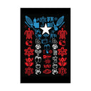 Puerto Rico Culture & Heritage Icon Matte Poster – Isla del Encanto Graphic Art Print - Art Work by Stay Tru