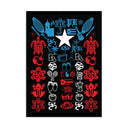 Puerto Rico Culture & Heritage Icon Matte Poster – Isla del Encanto Graphic Art Print - Art Work by Stay Tru