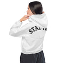 Stay Tru Embroidered Cropped Windbreaker - windbreaker jacket by Stay Tru