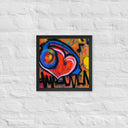 Stay Tru Heart Raw Pulse Framed Poster - Art Work by Stay Tru