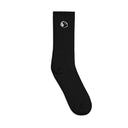 Step to the Rhythm of Your Heart Beat – Embroidered Crew Socks - by trudesigns.shop