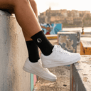Step to the Rhythm: Premium Embroidered Crew Socks | Urban Studio Essentials - by trudesigns.shop