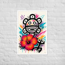 Taíno Heritage Abstract Framed Poster - Art Work by Stay Tru