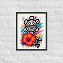 Taíno Heritage Abstract Framed Poster - Art Work by Stay Tru