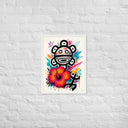 Taíno Heritage Abstract Framed Poster - Art Work by Stay Tru