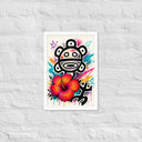 Taíno Heritage Abstract Framed Poster - Art Work by Stay Tru