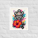 Taíno Heritage Abstract Framed Poster - Art Work by Stay Tru