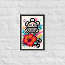 Taíno Heritage Abstract Framed Poster - Art Work by Stay Tru