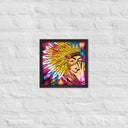 Tru Chief Remix Premium Framed Poster - Art Work by Stay Tru