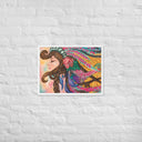Tru Chief Taíno Queen Premium Framed Mixed Media Print - Art Work by Stay Tru