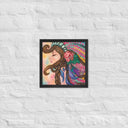 Tru Chief Taíno Queen Premium Framed Mixed Media Print - Art Work by Stay Tru