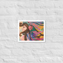 Tru Chief Taíno Queen Premium Framed Mixed Media Print - Art Work by Stay Tru