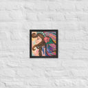 Tru Chief Taíno Queen Premium Framed Mixed Media Print - Art Work by Stay Tru