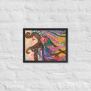 Tru Chief Taíno Queen Premium Framed Mixed Media Print - Art Work by Stay Tru