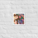 Tru Chief Taíno Queen Premium Framed Mixed Media Print - Art Work by Stay Tru