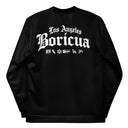 Tru Designs "Cali - Boricua" Signature Embroidered Fleece Bomber Jacket - Jacket by trudesigns.shop