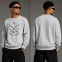 Tru Stamped: Premium Minimalist Logo Crewneck | Urban Studio Sweatshirt - by trudesigns.shop