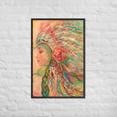 Tru Taína Chief Framed Poster | Artwork Collection - Art Work by Stay Tru
