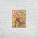 Tru Taína Chief Framed Poster | Artwork Collection - Art Work by Stay Tru