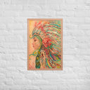 Tru Taína Chief Framed Poster | Artwork Collection - Art Work by Stay Tru