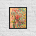Tru Taína Chief Framed Poster | Artwork Collection - Art Work by Stay Tru