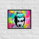 Urban Buddha Mixed Media Framed Poster - Art Work by Stay Tru