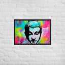Urban Buddha Mixed Media Framed Poster - Art Work by Stay Tru