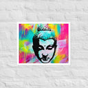 Urban Buddha Mixed Media Framed Poster - Art Work by Stay Tru