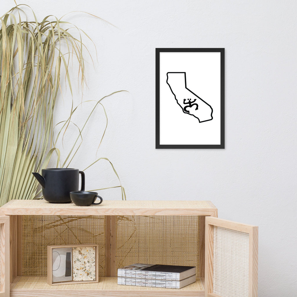 Cali - Rican Framed poster - Art Work by trudesigns.shop