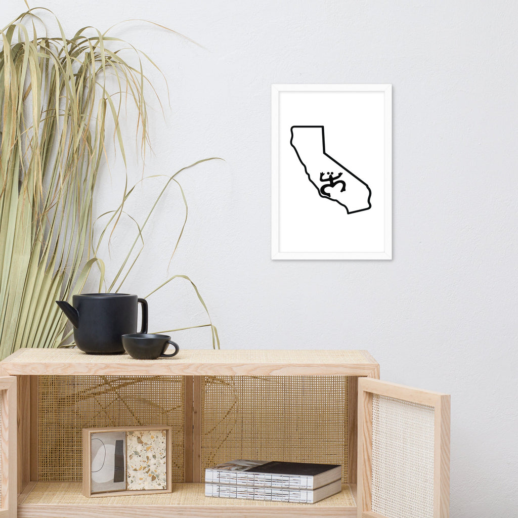 Cali - Rican Framed poster - Art Work by trudesigns.shop