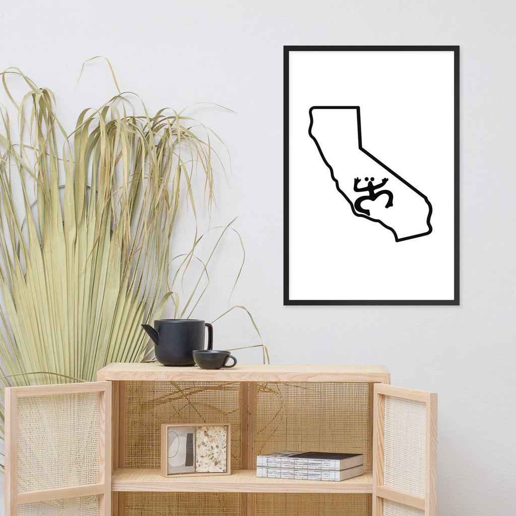 Cali - Rican Framed poster - Art Work by trudesigns.shop