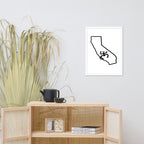 Cali - Rican Framed poster - Art Work by trudesigns.shop
