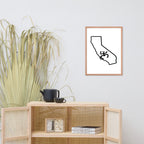 Cali - Rican Framed poster - Art Work by trudesigns.shop