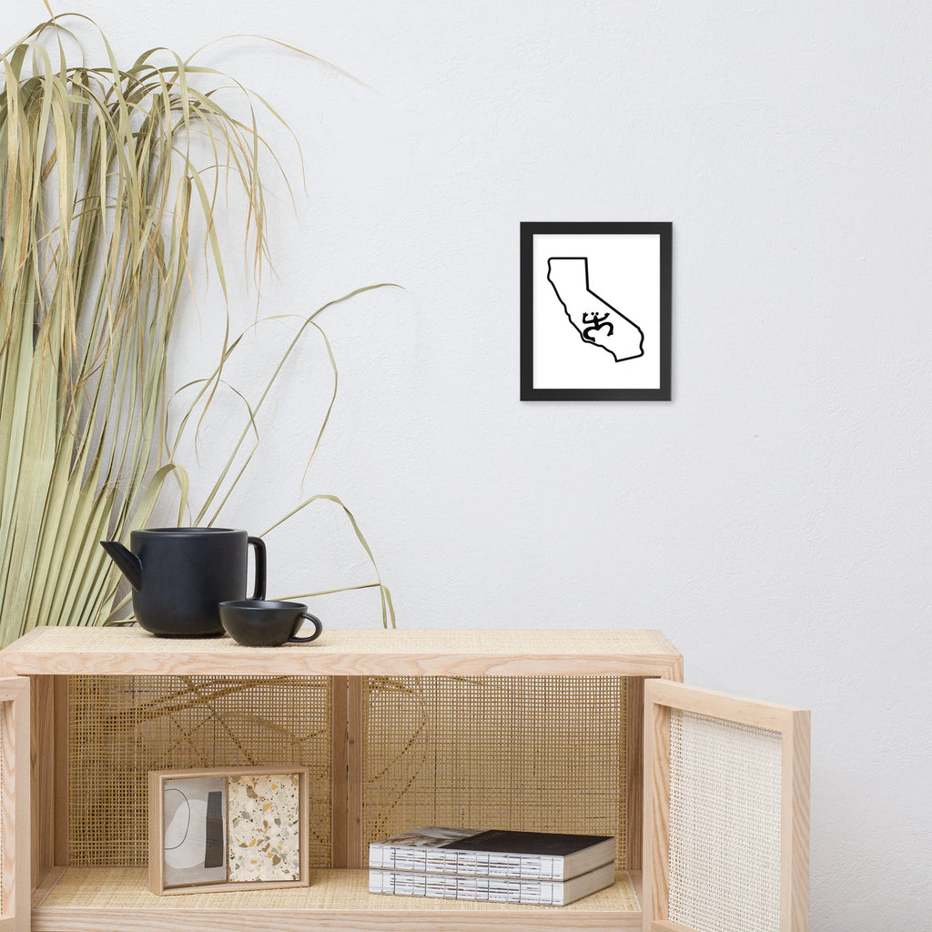 Cali - Rican Framed poster - Art Work by trudesigns.shop