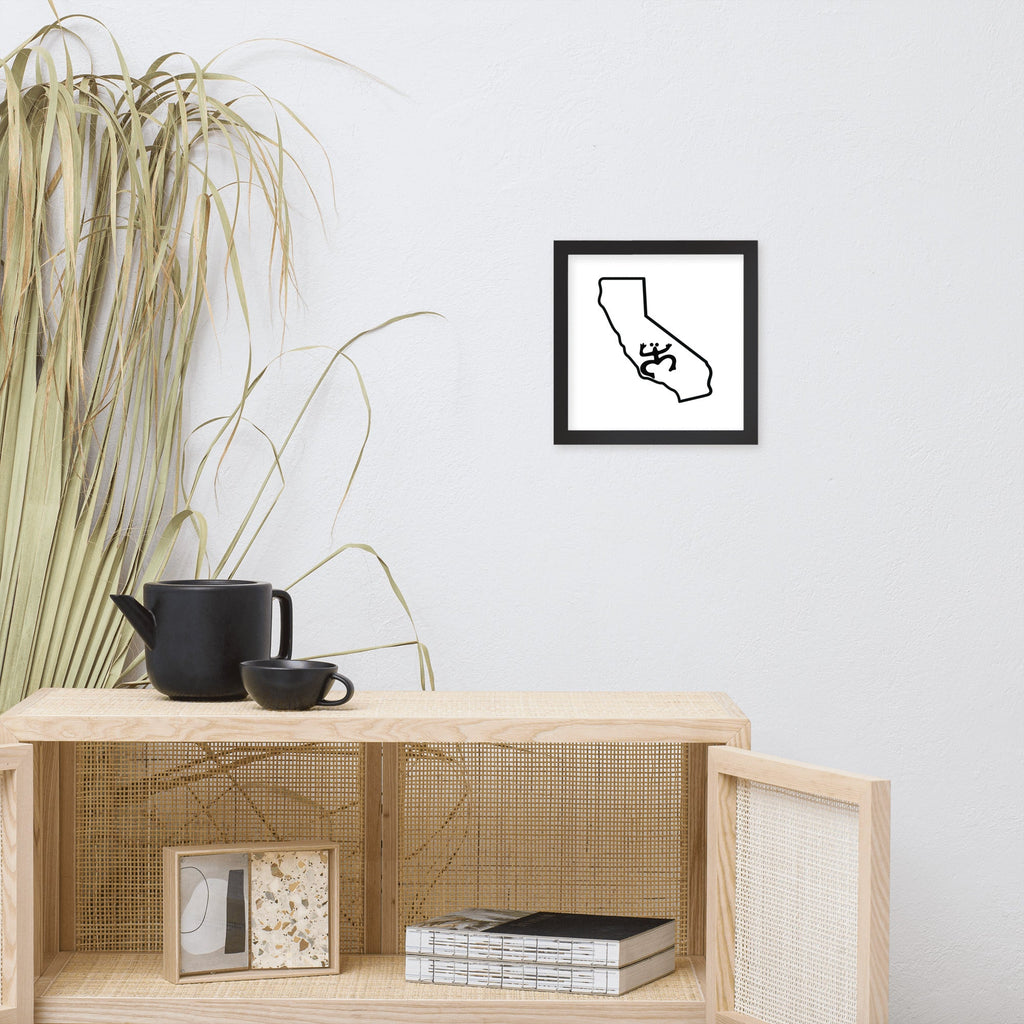 Cali - Rican Framed poster - Art Work by trudesigns.shop