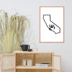 Cali - Rican Framed poster - Art Work by trudesigns.shop