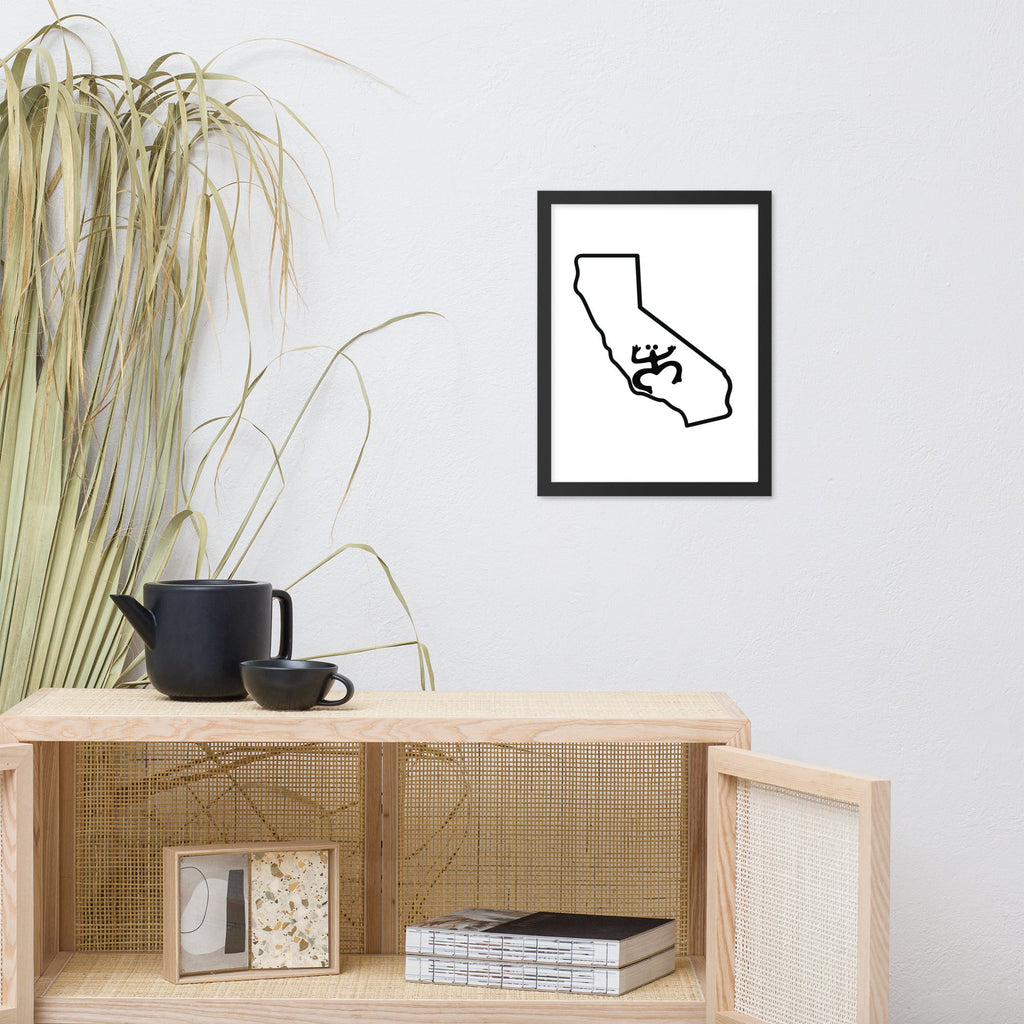 Cali - Rican Framed poster - Art Work by trudesigns.shop