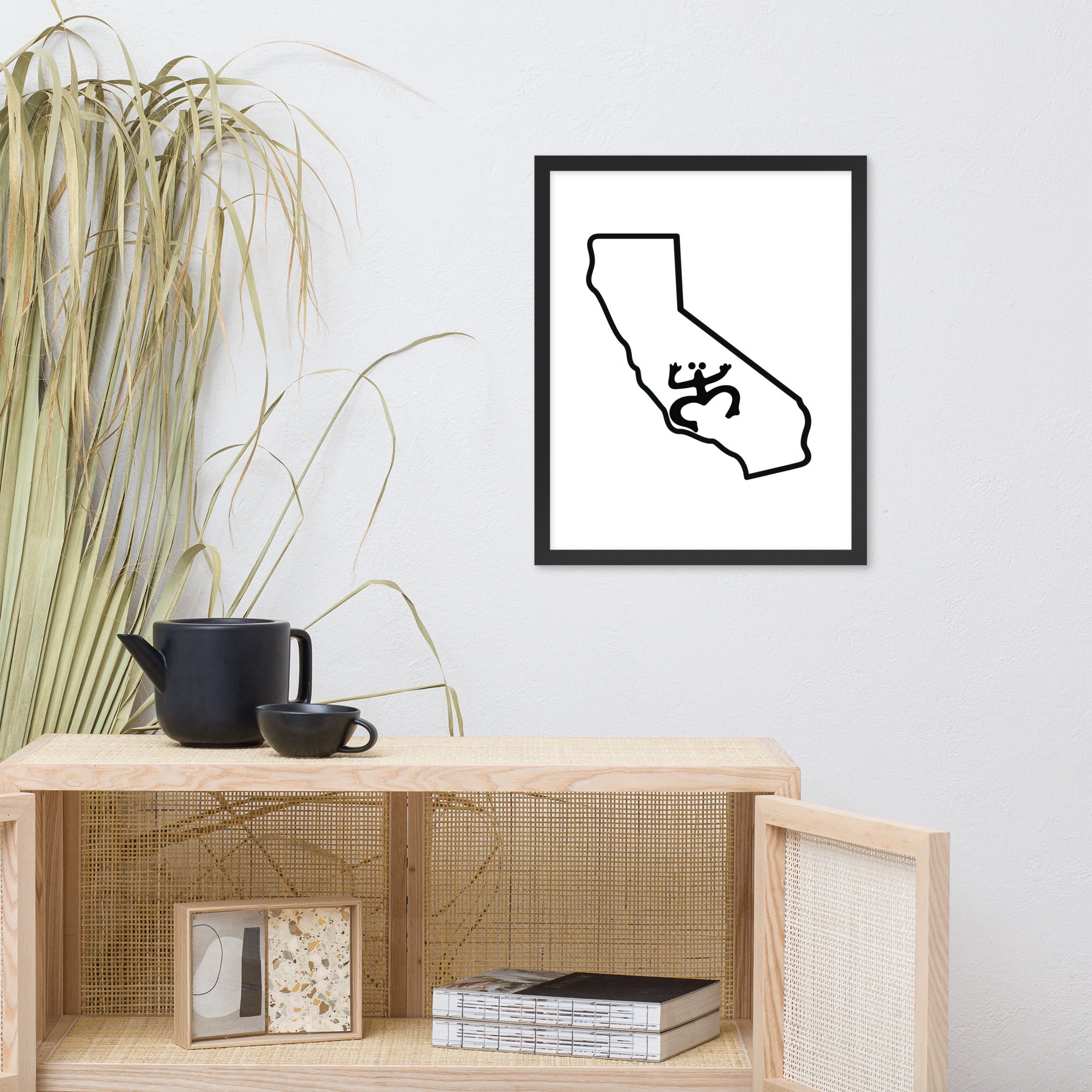 Cali - Rican Framed poster - Art Work by trudesigns.shop