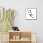 Cali - Rican Framed poster - Art Work by trudesigns.shop