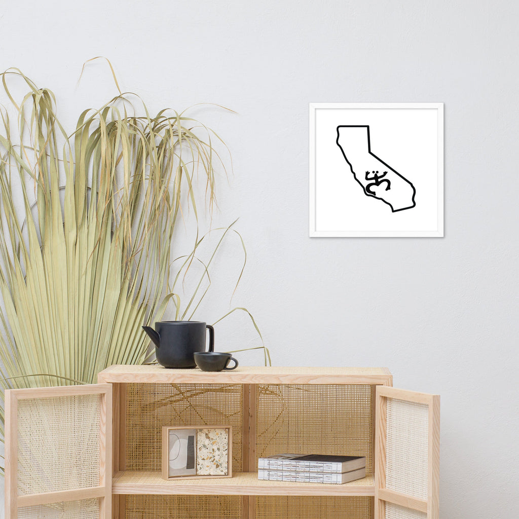 Cali - Rican Framed poster - Art Work by trudesigns.shop