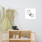 Cali - Rican Framed poster - Art Work by trudesigns.shop