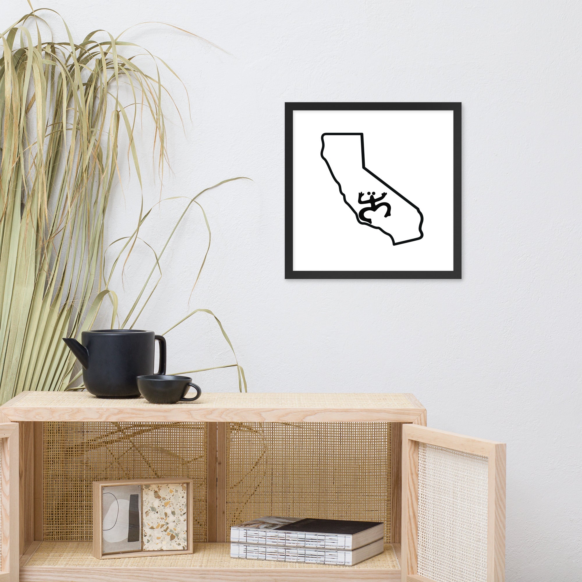 Cali - Rican Framed poster - Art Work by trudesigns.shop