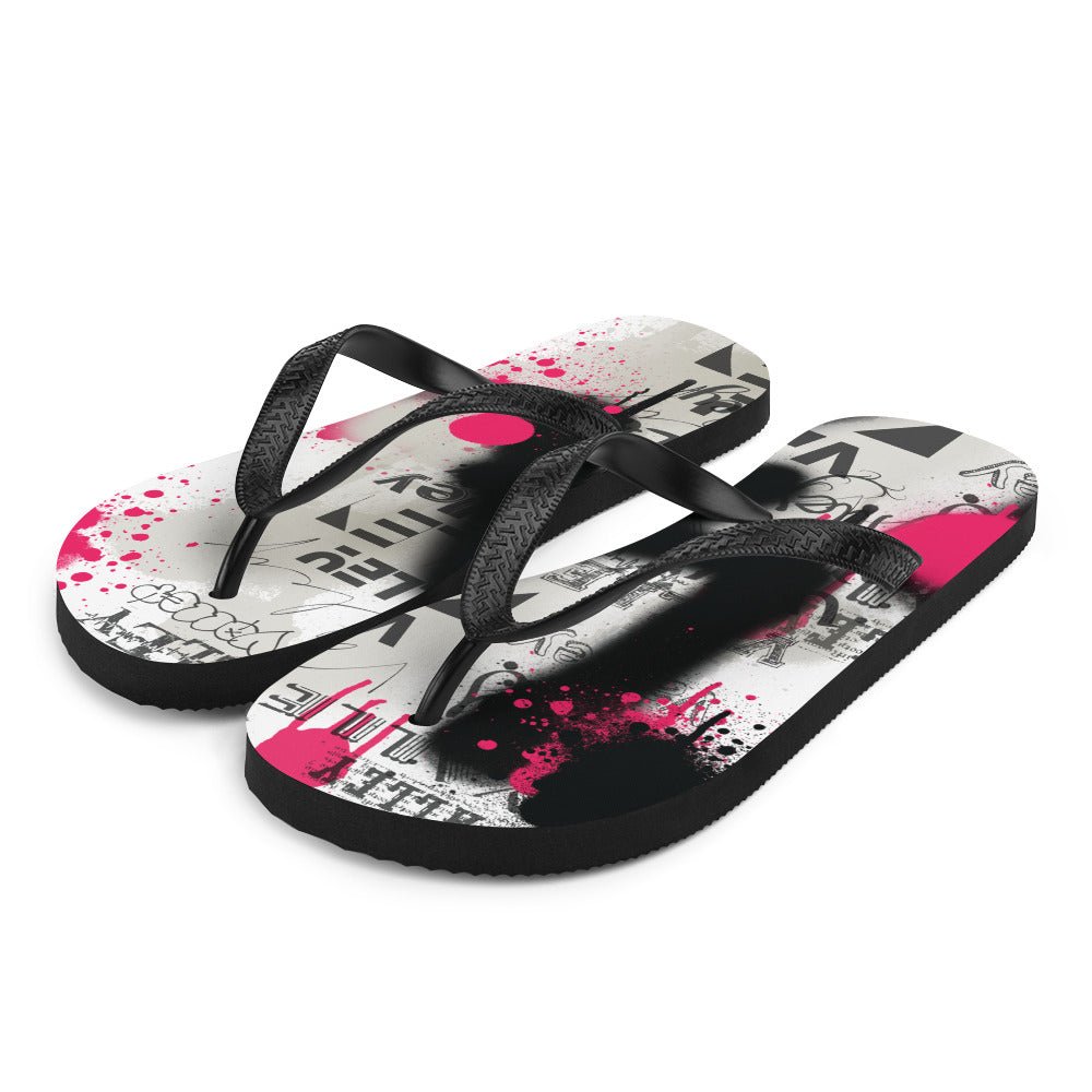 Graffiti Flip - Flops - shoes by trudesigns.shop