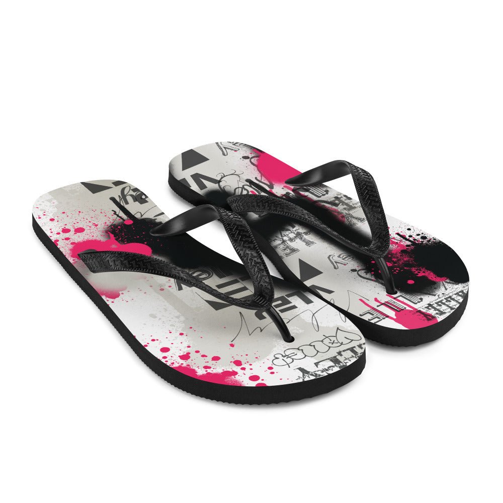 Graffiti Flip - Flops - shoes by trudesigns.shop