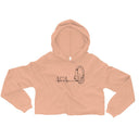 Step To The Beat - Crop Hoodie - Hoodie by trudesigns.shop