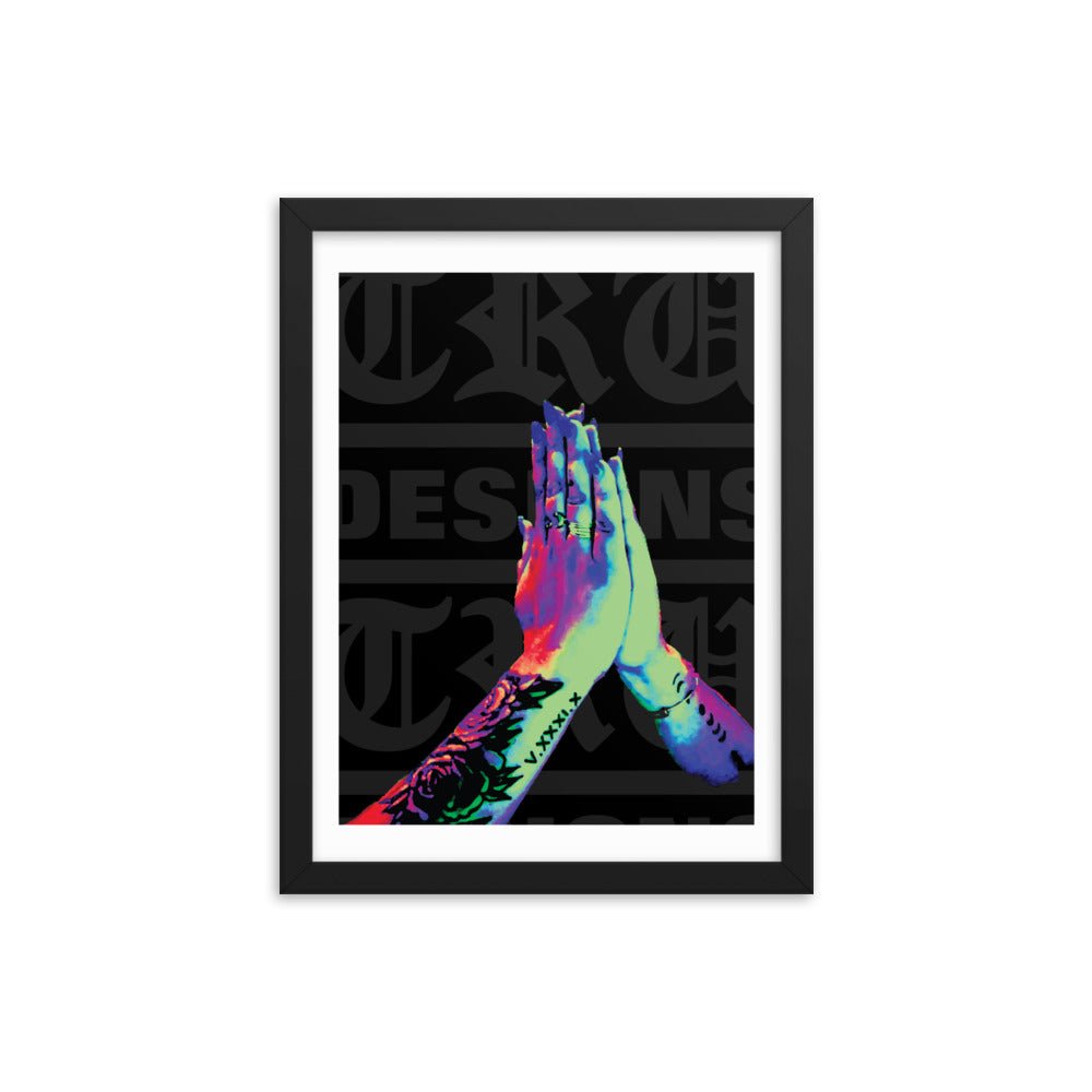 Tru Prayers - Framed poster - Art Work by trudesigns.shop