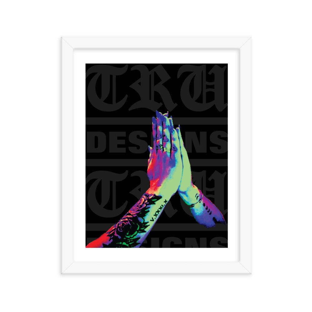 Tru Prayers - Framed poster - Art Work by trudesigns.shop