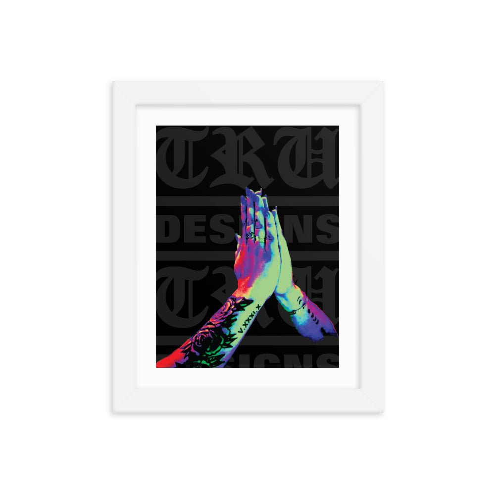Tru Prayers - Framed poster - Art Work by trudesigns.shop